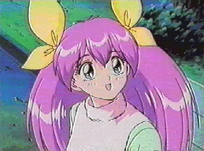 Momoko on a park bench at night